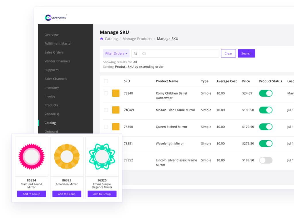 跨多个零售商进行集中产品管理，正确同步和匹配属性。